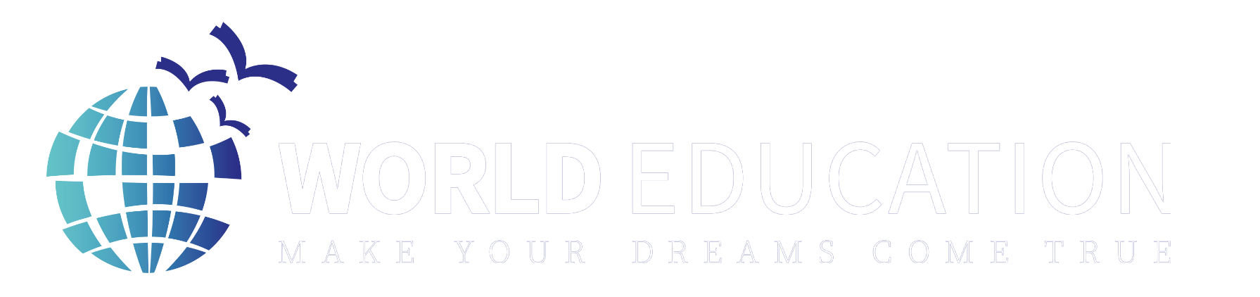 World Education White Logo